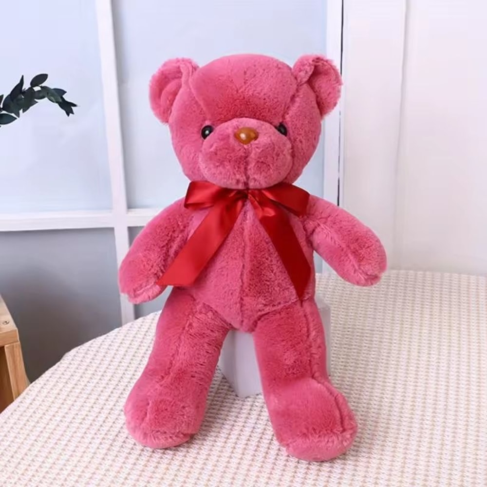 Charming Ribbon Teddy Bear Premium Soft Plush Toy For Gifting Decor 10