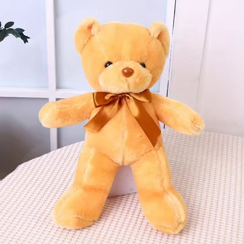 Charming Ribbon Teddy Bear Premium Soft Plush Toy For Gifting Decor 9