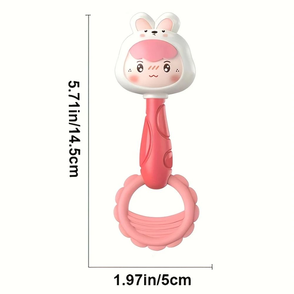 Soft Sensory Hand Chime Toy Interactive Animal Plush For Early Development 1