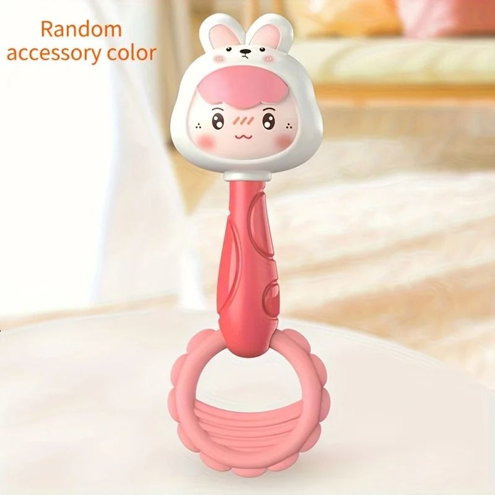 Soft Sensory Hand Chime Toy Interactive Animal Plush For Early Development 6