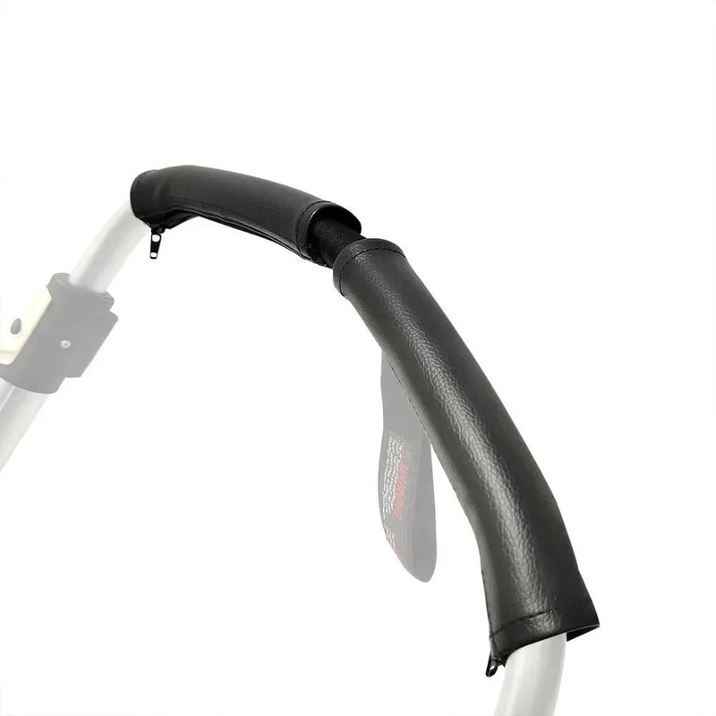 Premium PU Leather Stroller Handle Covers Universal Comfort Protection Sleeves 0