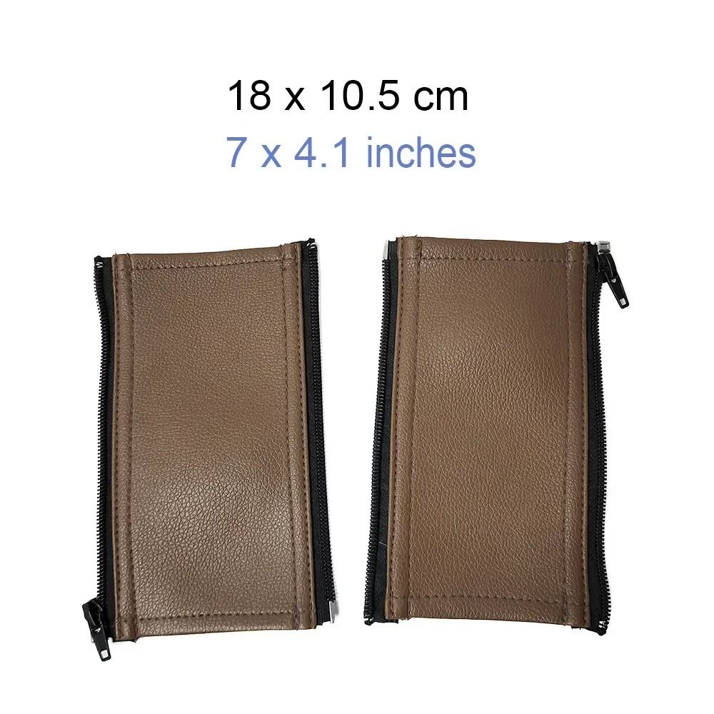 Premium PU Leather Stroller Handle Covers Universal Comfort Protection Sleeves 3