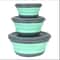 3Piece SpaceSaving Collapsible Bowl Set Airtight Portable Food Storage 8