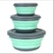 3Piece SpaceSaving Collapsible Bowl Set Airtight Portable Food Storage 8