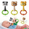 Animal Friends Sensory Hand Chime Interactive Bear Tiger Developmental Toy 3