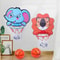 Animal Friends Kids Basketball Hoop Kit Creative Indoor Outdoor Sport Set 1
