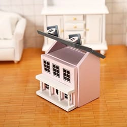 miniature pocket villa furniture set – charming dollhouse decor & accessories