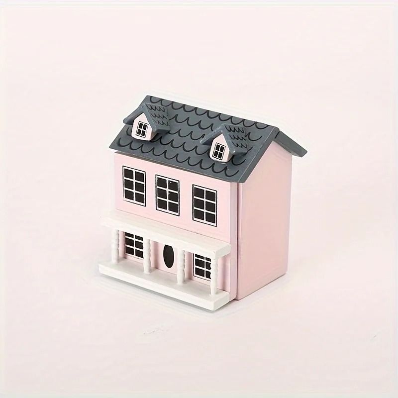 Miniature Pocket Villa Furniture Set Charming Dollhouse Decor Accessories 5