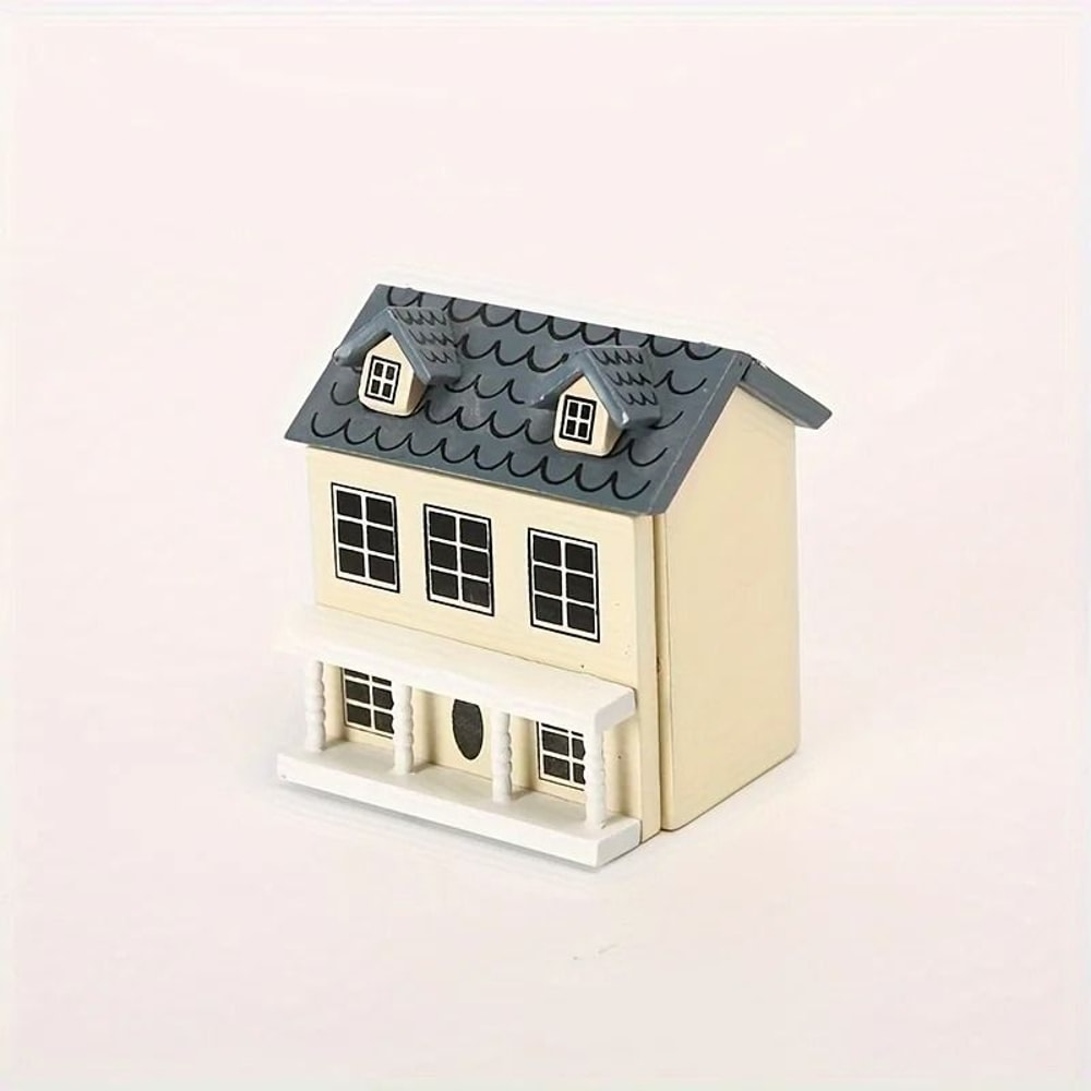 Miniature Pocket Villa Furniture Set Charming Dollhouse Decor Accessories 7