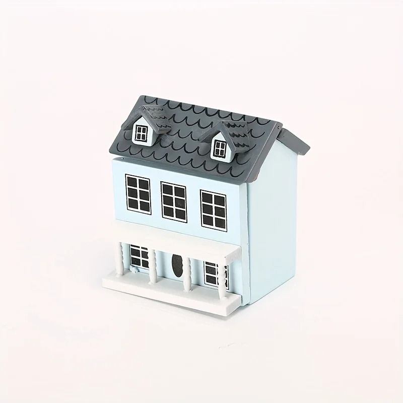 Miniature Pocket Villa Furniture Set Charming Dollhouse Decor Accessories 8