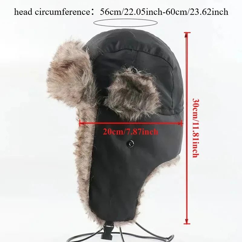Winter Aviator Ear Protection Hat UltraWarm Pilot Hat For Kids School Season 1