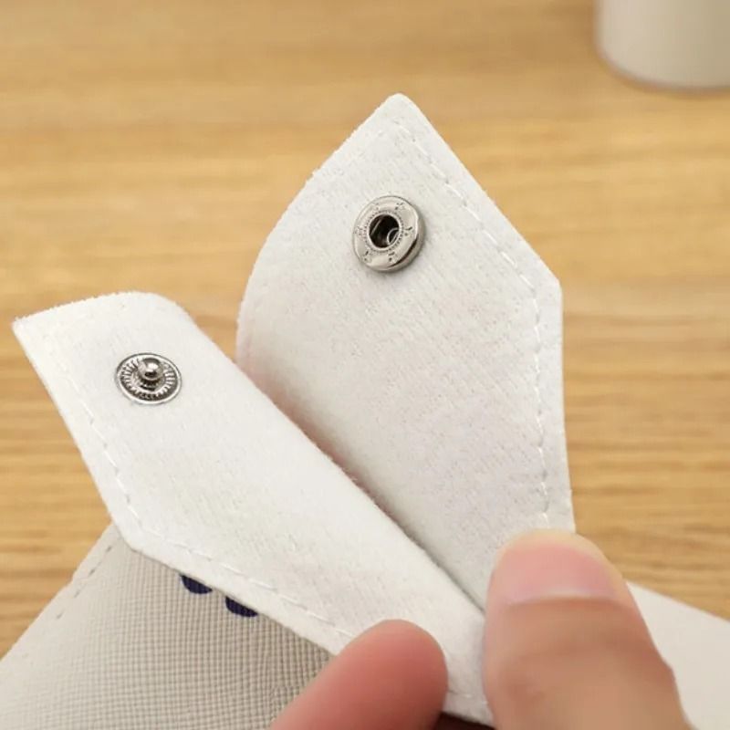 Minimalist PU Leather Tissue Box Cover Elegant Home Office Organizer 4