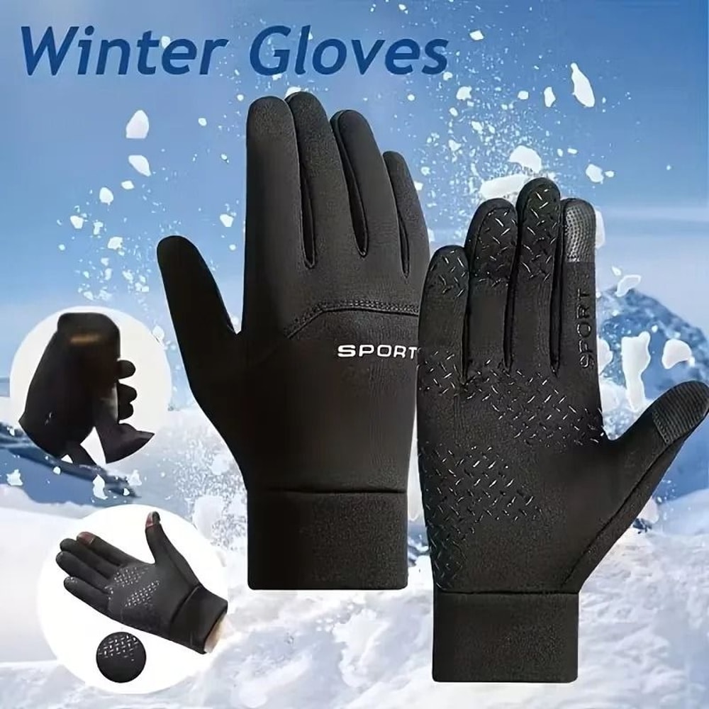 Winter Performance Multisport Gloves Windproof Thermal Touchscreen Tech 6