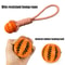 Interactive TreatDispensing Rope Ball Durable Dental Care Toy For Small Medium Dogs 3