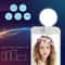 Portable Mini LED Selfie Ring Light ThreeMode Dimmable ClipOn Fill Light 5