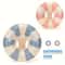 Vintage Striped Inflatable Swimming Ring Durable PVC Pool Float With Handles For Kids 1