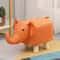 Creative Elephant Stool Solid Wood TechCloth Animal Footrest For Children 0