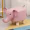 Creative Elephant Stool Solid Wood TechCloth Animal Footrest For Children 7