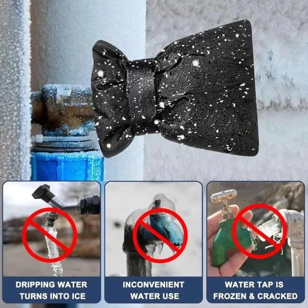 Winter Outdoor Faucet Insulation Cover Universal FreezeProof Protector For Garden Taps 1