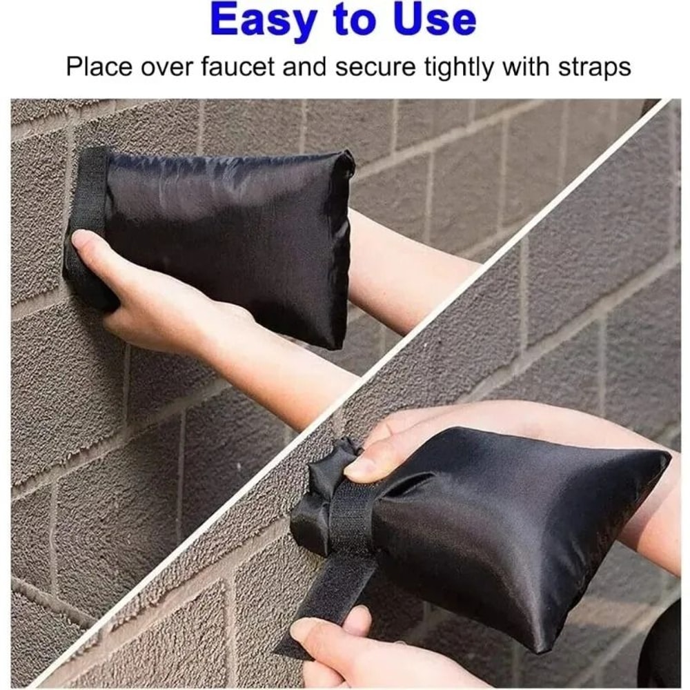 Winter Outdoor Faucet Insulation Cover Universal FreezeProof Protector For Garden Taps 2