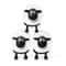 3D Printed SheepShaped Toilet Paper Holder Whimsical Freestanding Bathroom Decor 2