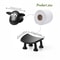 3D Printed SheepShaped Toilet Paper Holder Whimsical Freestanding Bathroom Decor 3