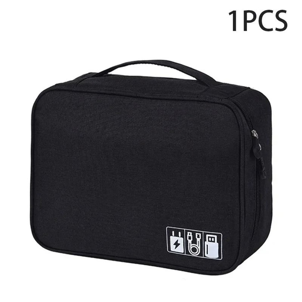 Portable Travel Electronic Organizer Waterproof Digital Storage Bag For Cables Chargers Tech Acce 6