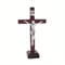Vintage Wooden Standing Crucifix Elegant Catholic Jesus Cross For Home Church Decor 6