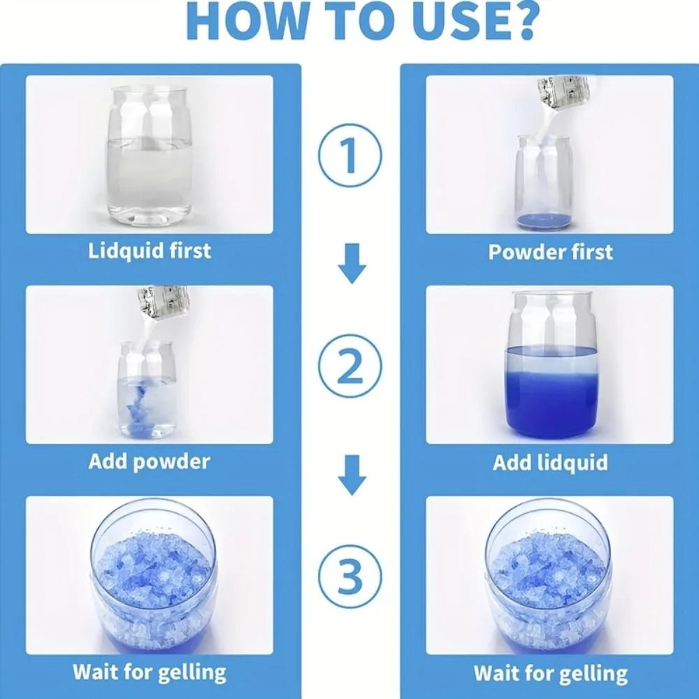 Rapid Urine Solidifying Powder EcoFriendly Camping Toilet Deodorizer Coagulant 5