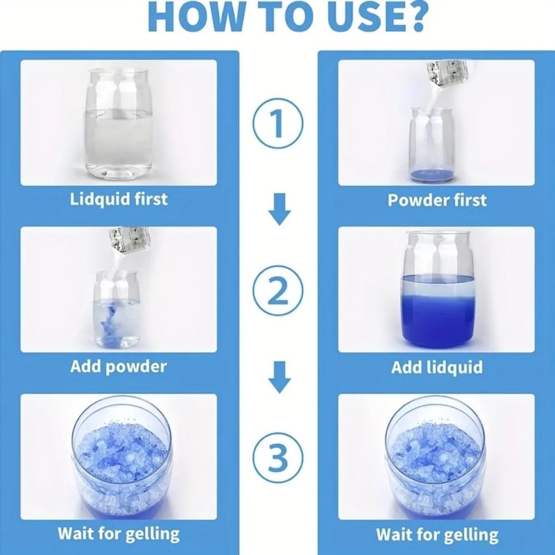 Rapid Urine Solidifying Powder EcoFriendly Camping Toilet Deodorizer Coagulant 5