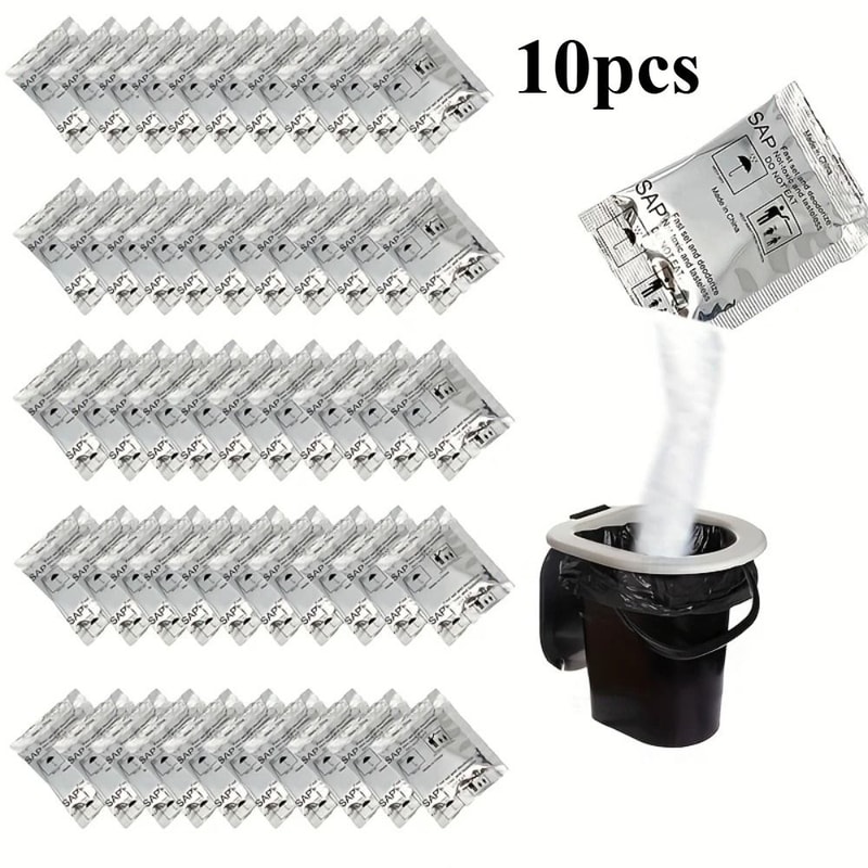 Rapid Urine Solidifying Powder EcoFriendly Camping Toilet Deodorizer Coagulant 6