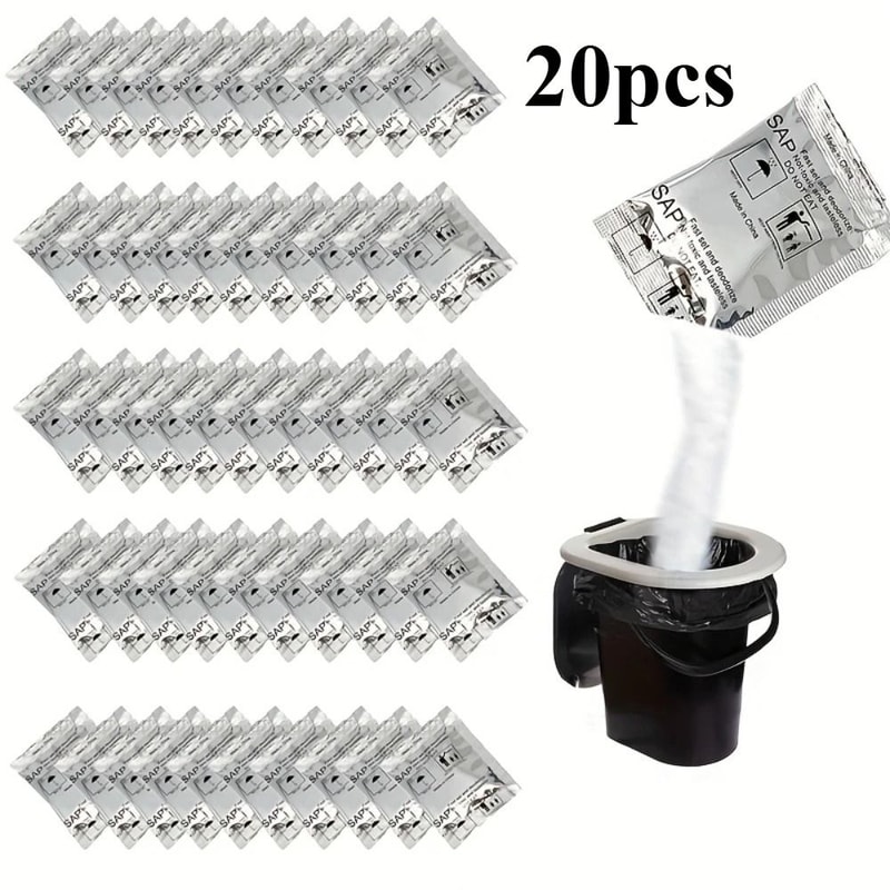 Rapid Urine Solidifying Powder EcoFriendly Camping Toilet Deodorizer Coagulant 7