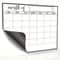 Magnetic Fridge Calendar Strong Magnetic Backing Smooth Dry Erase Surface 0