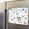 Magnetic Fridge Calendar Strong Magnetic Backing Smooth Dry Erase Surface 1