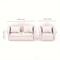 Miniature Dollhouse Sofa Set Elegant Living Room Furniture With Pillows 1
