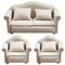 Miniature Dollhouse Sofa Set Elegant Living Room Furniture With Pillows 9