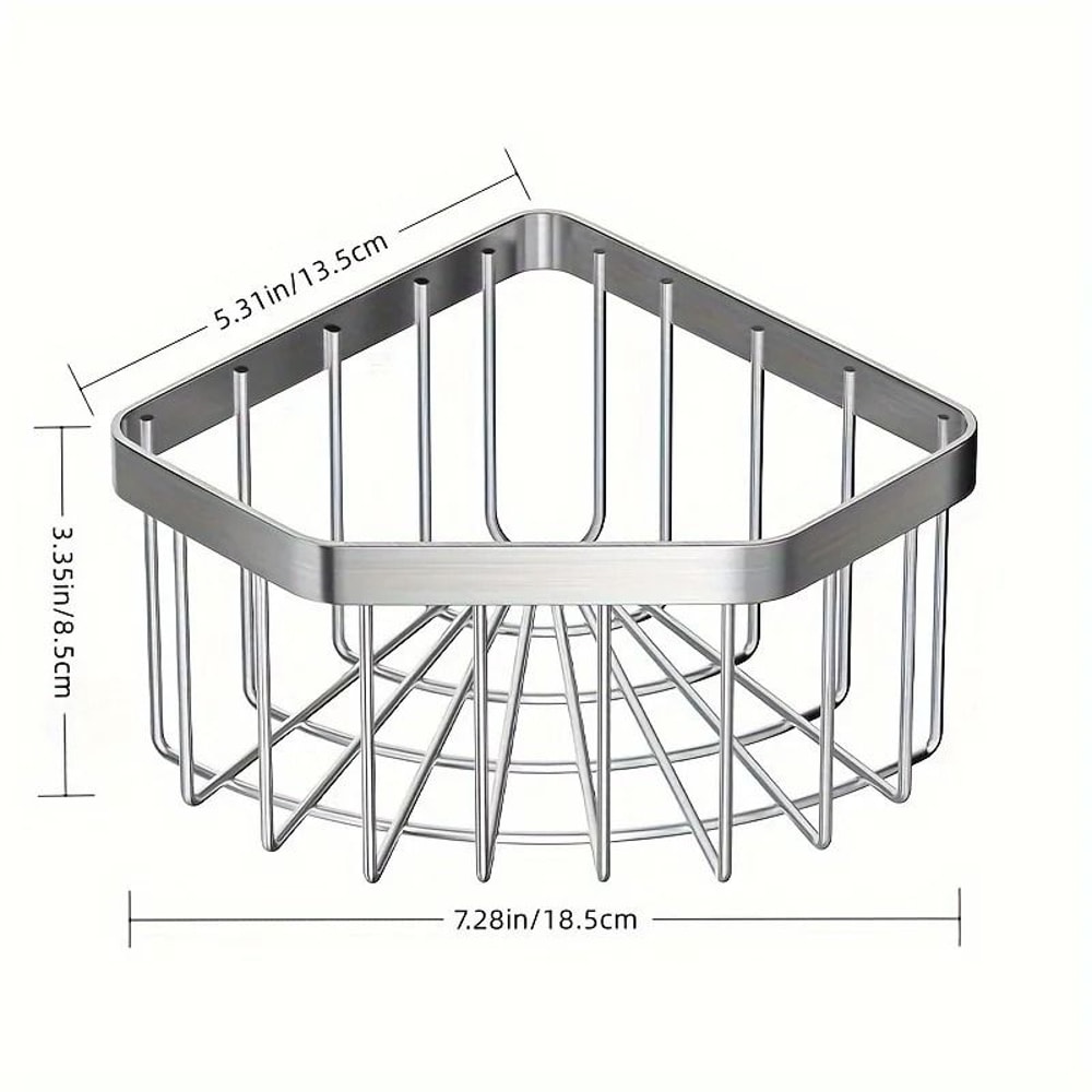 Stainless Steel Faucet Drain Rack RustResistant Kitchen Bathroom Sink Organizer 1
