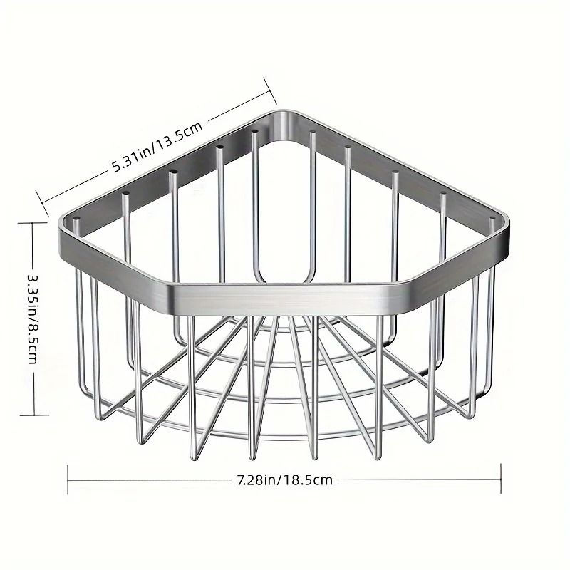 Stainless Steel Faucet Drain Rack RustResistant Kitchen Bathroom Sink Organizer 1