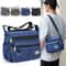 MultiFunctional Mens Crossbody Bag Large Capacity WearResistant Oxford Shoulder Bag 0