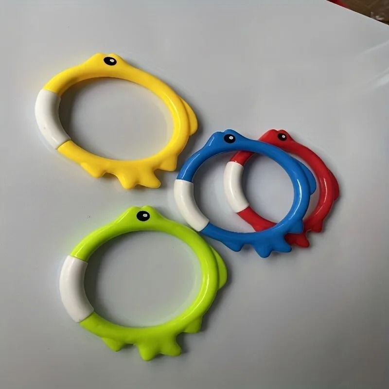 Diving Rings Training Set Underwater Swim Gear FishShaped Pool Toys 5