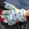 Premium DoubleSided Coral Fleece Car Cleaning Gloves ScratchFree 5Finger Wash Mitts 1