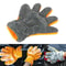 Premium DoubleSided Coral Fleece Car Cleaning Gloves ScratchFree 5Finger Wash Mitts 2