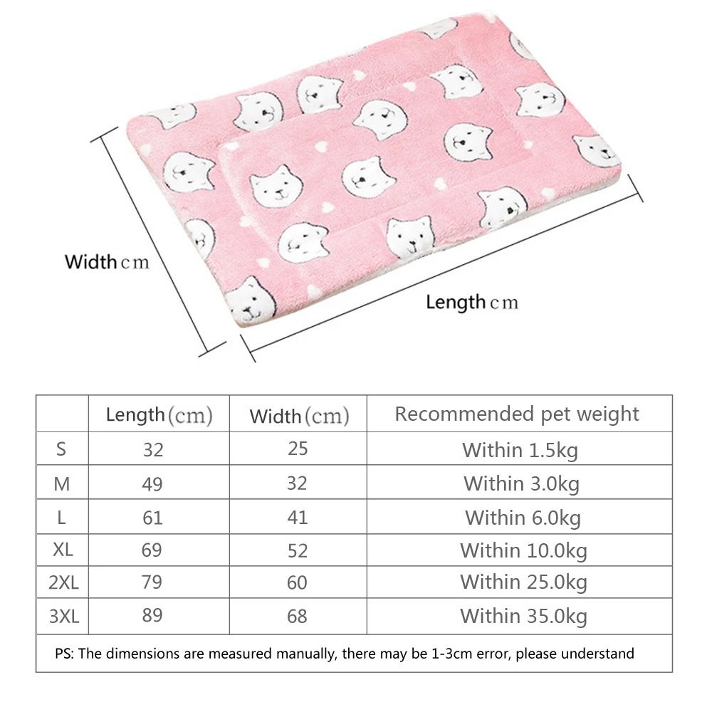 DoubleSided Plush Pet Mat UltraSoft Winter Cushion For Cats Dogs 2