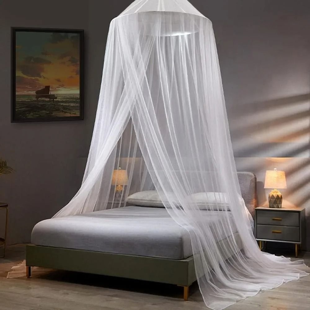 Large Dome Hanging Mosquito Net Premium Bed Canopy Insect Protection 1
