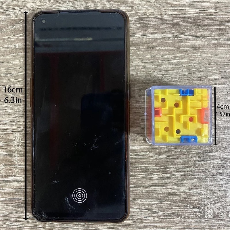 Mini 3D Maze Magic Cube 6Sided Transparent Speed Puzzle 2