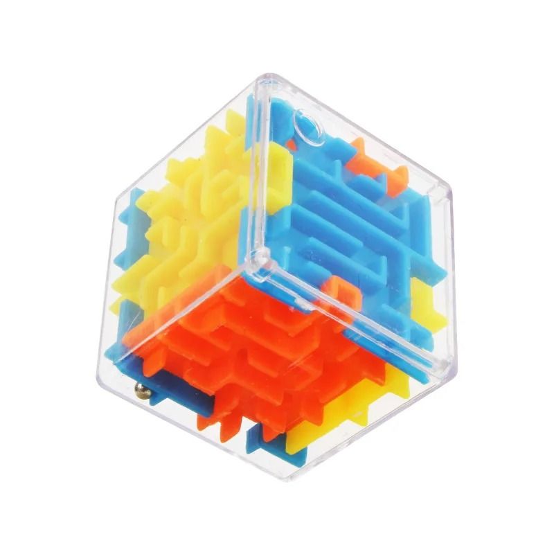 Mini 3D Maze Magic Cube 6Sided Transparent Speed Puzzle 7