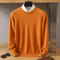 Mens Pure Mink Cashmere Sweater O Neck Knit Pullover For Autumn And Winter 5
