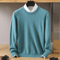 Mens Pure Mink Cashmere Sweater O Neck Knit Pullover For Autumn And Winter 6