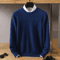 Mens Pure Mink Cashmere Sweater O Neck Knit Pullover For Autumn And Winter 17
