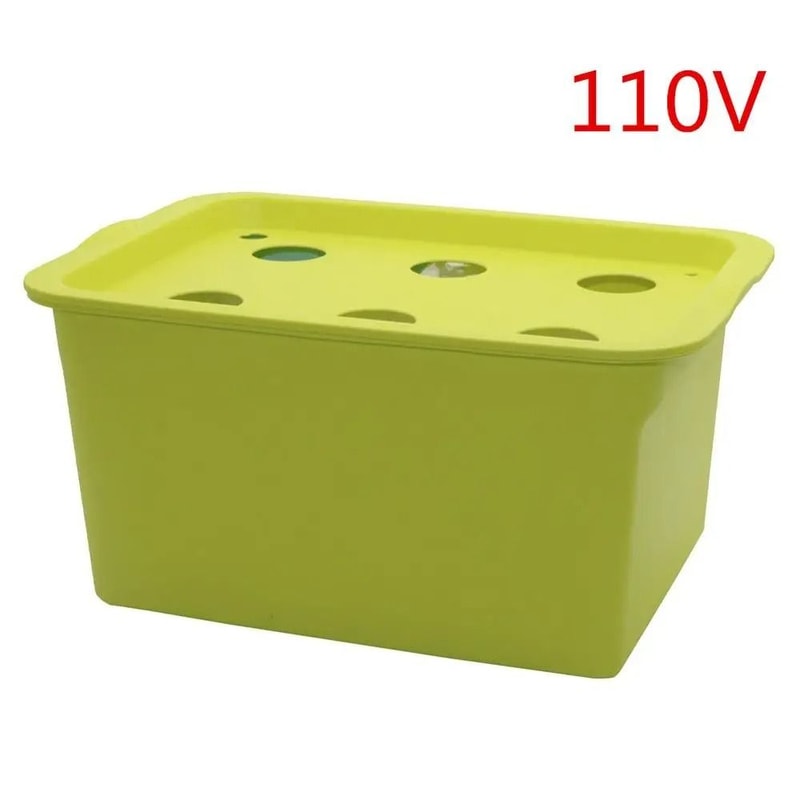 6Hole Indoor Hydroponic Growth Kit Smart Deep Water Culture Garden Box 8